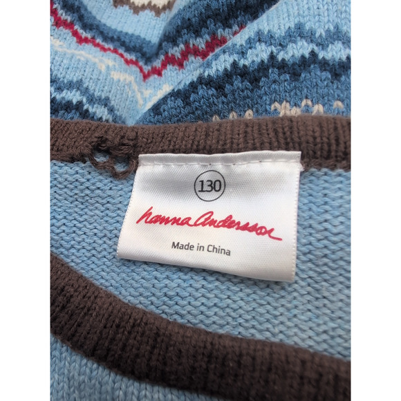 8 Hanna Andersson Highland Sweater Dress - Picture 6 of 7